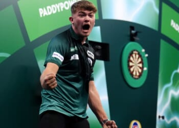 Who is darts star Charlie Manby? Meet the talented Bricklayer who smashed Luke Littler record on development tour