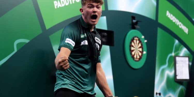 Who is darts star Charlie Manby? Meet the talented Bricklayer who smashed Luke Littler record on development tour