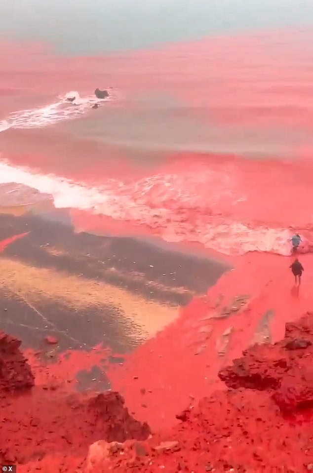 Hormuz Island has been nicknamed 'Rainbow Island' because of its rich mineral content that can change the color of water during massive rainstorms