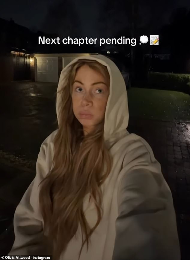 'I don't think I would ever be ready to say goodbye - but things don't always play out the way you thought they might. Next chapter pending,' captions read