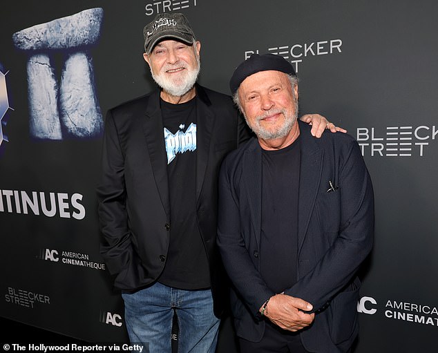 Crystal has also broken his silence on the tragic deaths of close friend  Reiner and his wife Michele; Reiner and Crystal seen in September 2025