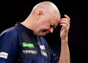 Fans say 'call it a day' as five-time champion Raymond van Barneveld, 58, stunned by world No111 at World Championship