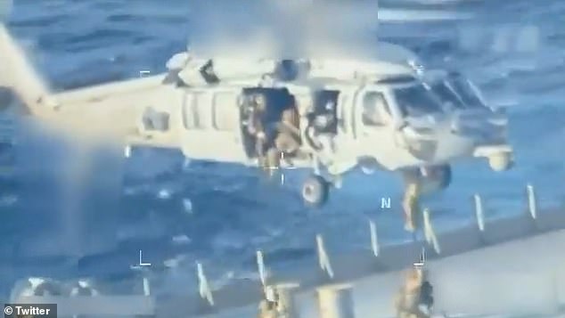 US forces seizing an oil tanker last week