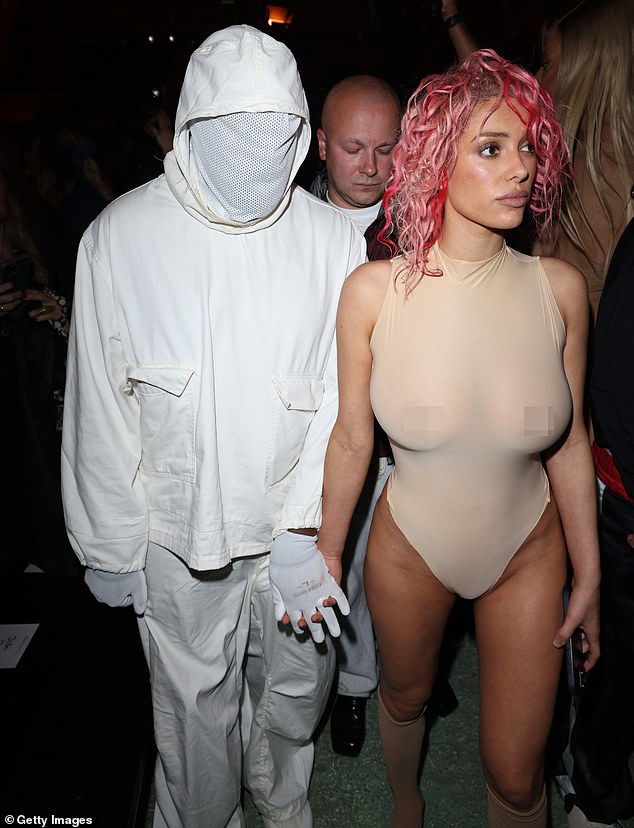 The brunette beauty tried to spin her the reason behind her attention-grabbing looks. It's not for press but rather a way for an artist to express herself