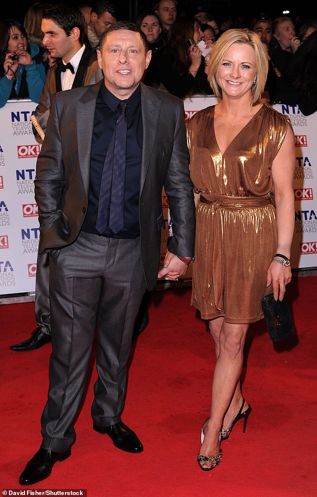 It comes after Shaun revealed his children would have been 'taken off him years ago' if it wasn't for his wife [pictured with Joanne in 2011]