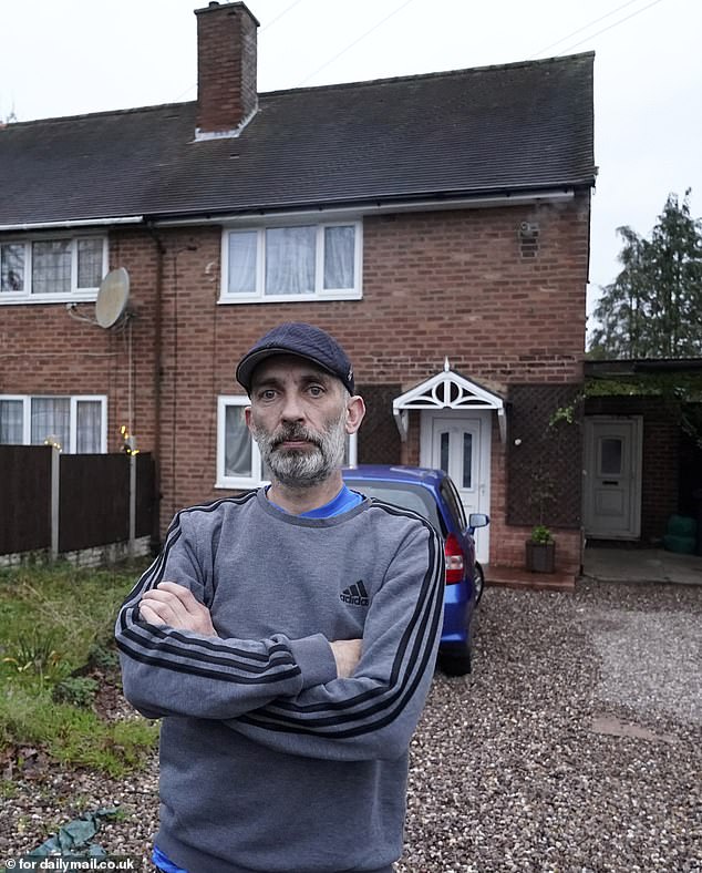 The couple bought their son Brian Cassidy (pictured) a semi-detached home in Birmingham with the proceeds from the sale of their life-changing prize raffle property