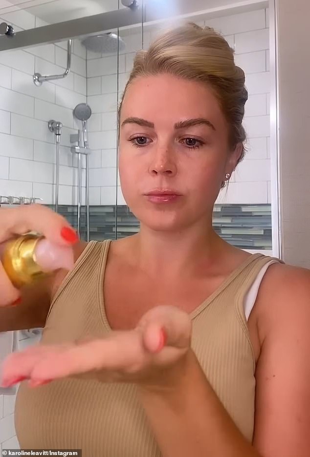 In 2023, Leavitt took to Instagram to share how she did her makeup for television appearances