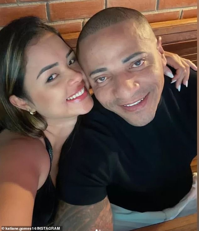 Her husband Alex Leandro Bispo dos Santos, 40, has been taken into custody on a temporary warrant while authorities investigate whether he committed femicide