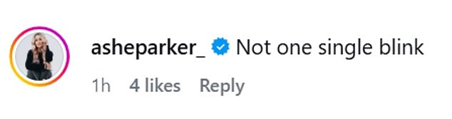 Viewers leapt into the comments to make note of one especially astonishing touch - throughout the 31-second clip, Busey never blinked