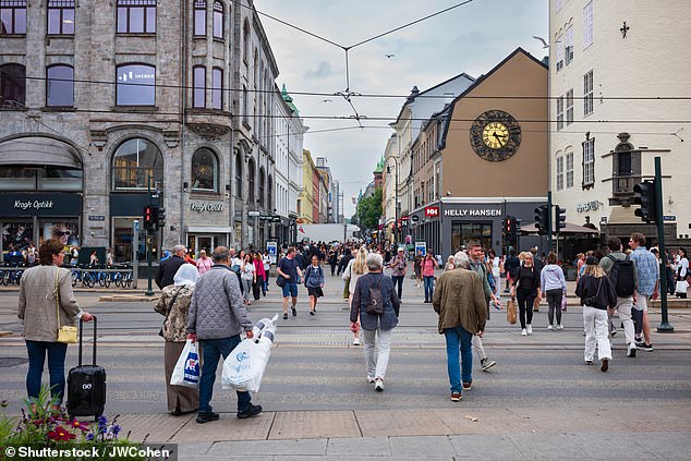 Oslo, ranked third most expensive, received the lowest affordability score for eating out at a restaurant - with less than a quarter of residents agreeing it was affordable