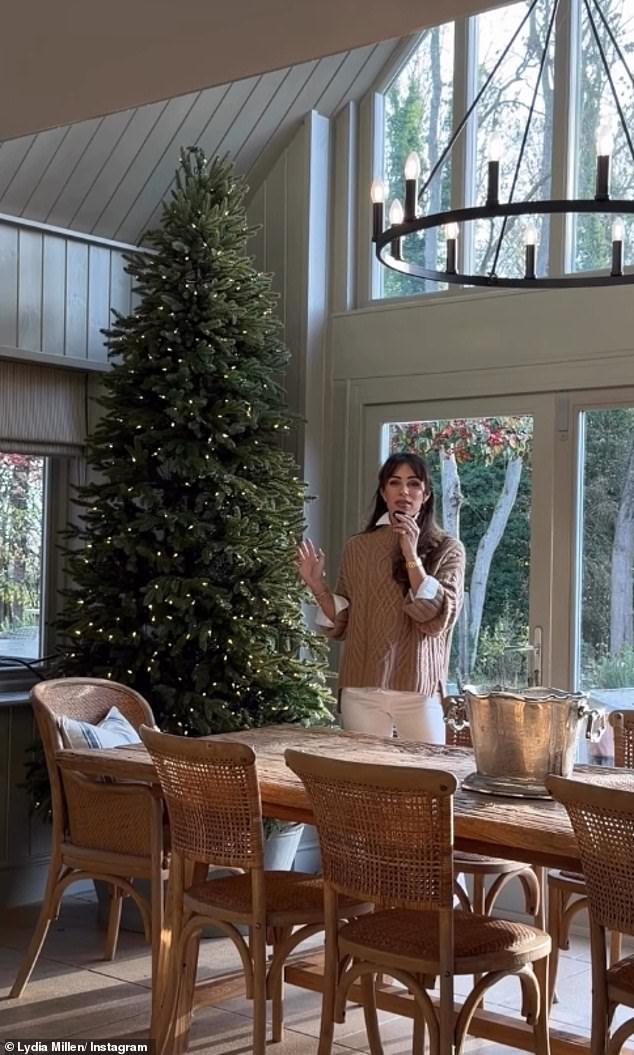 Lydia and Ali have spared no expense when it came to decorating their incredible home this Christmas