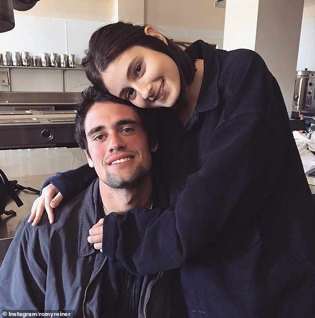 The bodies were discovered by the Reiners' daughter Romy, 27, who reportedly informed the police about a 'dangerous' family member who 'should be a suspect'; Romy posing with Nick