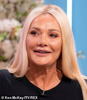 Whigfield displayed her incredibly smooth complexion and full pout during an appearance on Lorraine in 2019