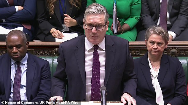 A plodding Sir Keir accused the Conservative front bench of being 'non-entities', writes QUENTIN LETTS