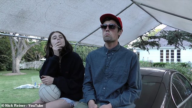 In a resurfaced YouTube skit from 2016 that the Daily Mail has obtained, Nick jokes with dark humor that he works out 'like ISIS' fighters