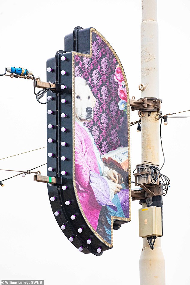 While taxpayer money is used to build, install, and maintain the illuminations, the council said they 'do not pay for any of his designs or any royalty of any kind for the designs' and that 'they are all gifted to us as part of our long term relationship'