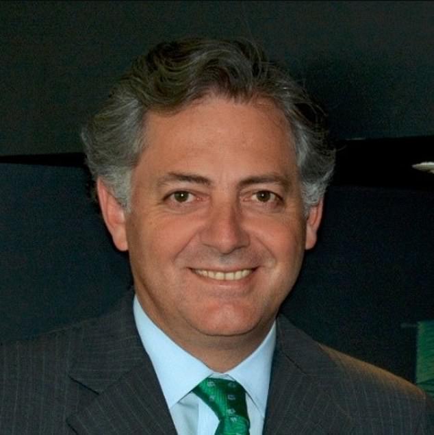The former Colombian Dragons' Den star had a secret affair with Ines's father, Juan de Bedout (pictured), between 2014 and 2020