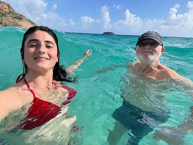 Just two weeks before her parents' murders, Romy shared heartwarming vacation photos on Instagram, writing that she was 'thankful for family'. Pictured with her father