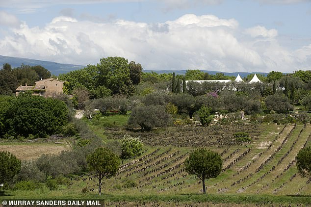 The star, 40, opened up about letting go of the property (pictured) - previously valued at £3m - as she reflected on the realities of trying to run a hands-on, organic wine operation