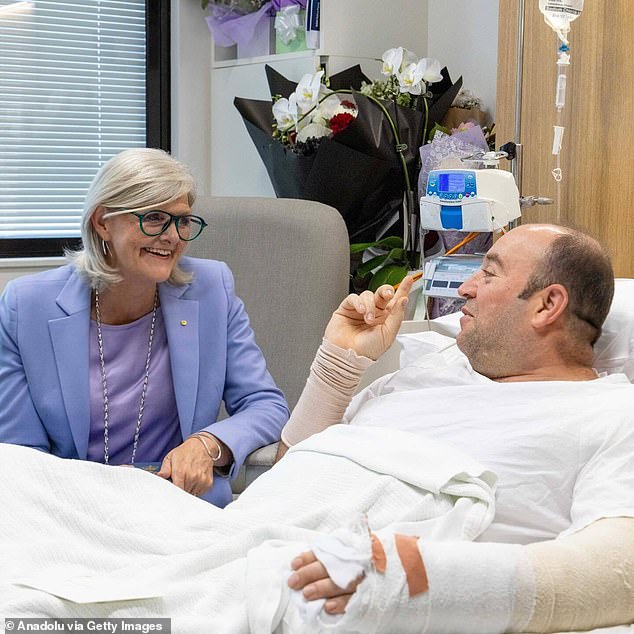 Governor General Sam Mostyn gave thanks on behalf of the Australian public and King Charles