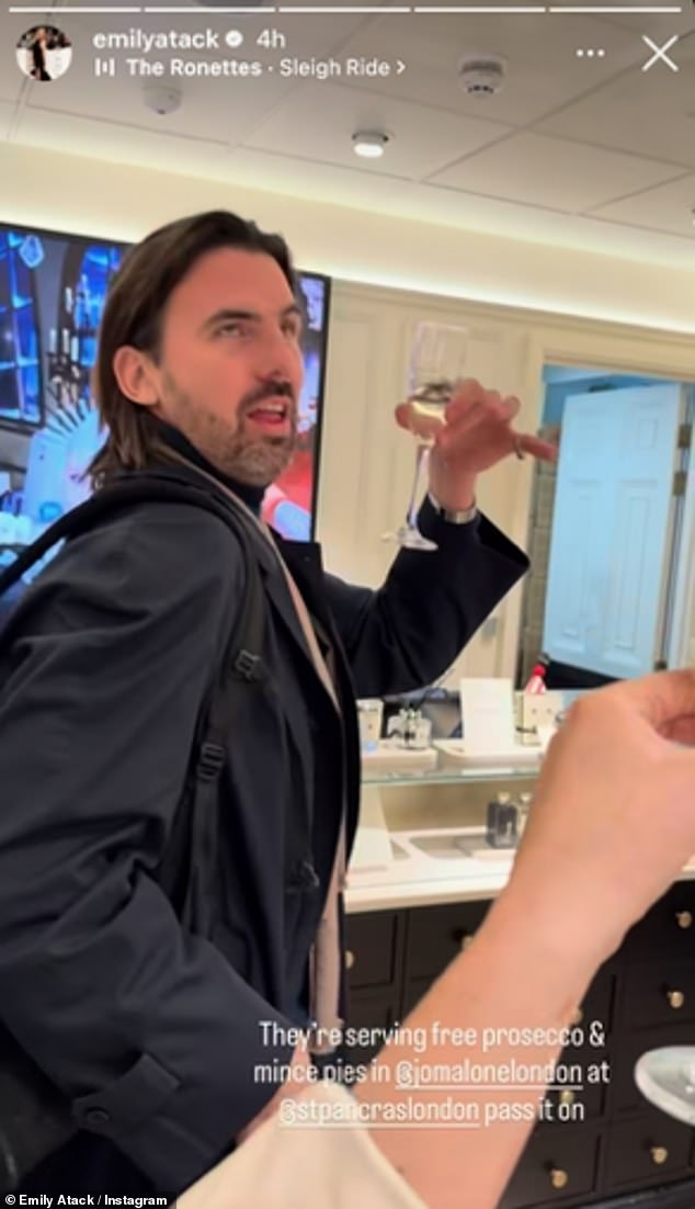 It comes just days after Emily celebrated fiancé Alistair Garner's 40th birthday with a very boozy weekend, which also included a huge party