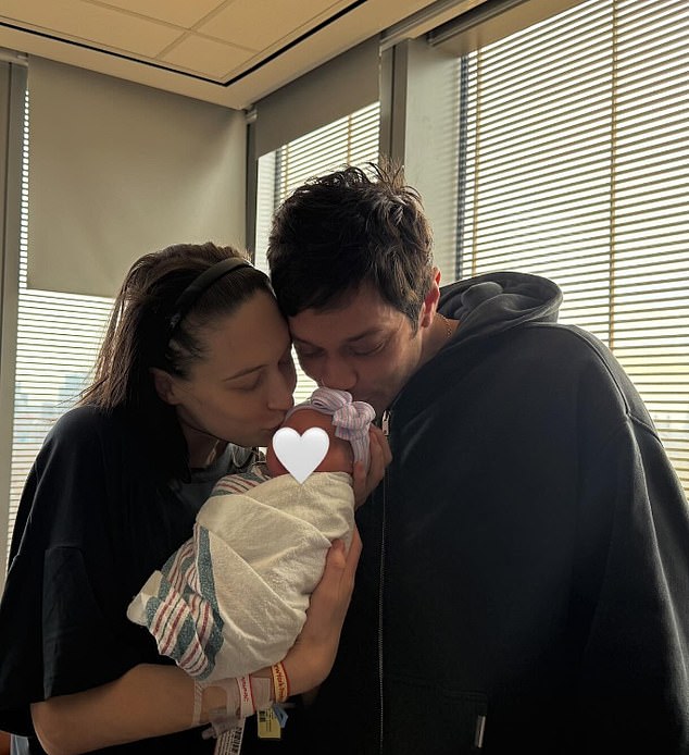 She revealed the child's date of birth as well as her full name, Scottie Rose Hewitt Davidson, which is an apparent tribute to Davidson's late father Scott Davidson