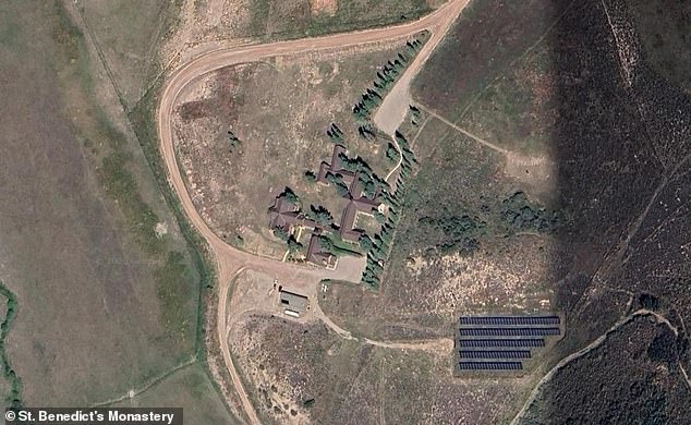 The acres of land are relatively untouched, but do feature some buildings which were used by the monks