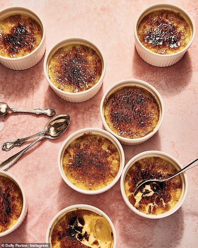 Creme brulee appears to be a favorite dessert of Dolly and Rachel's too