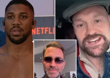 Eddie Hearn hits back at Tyson Fury and defends Anthony Joshua's controversial 'kill' remarks ahead of Jake Paul fight