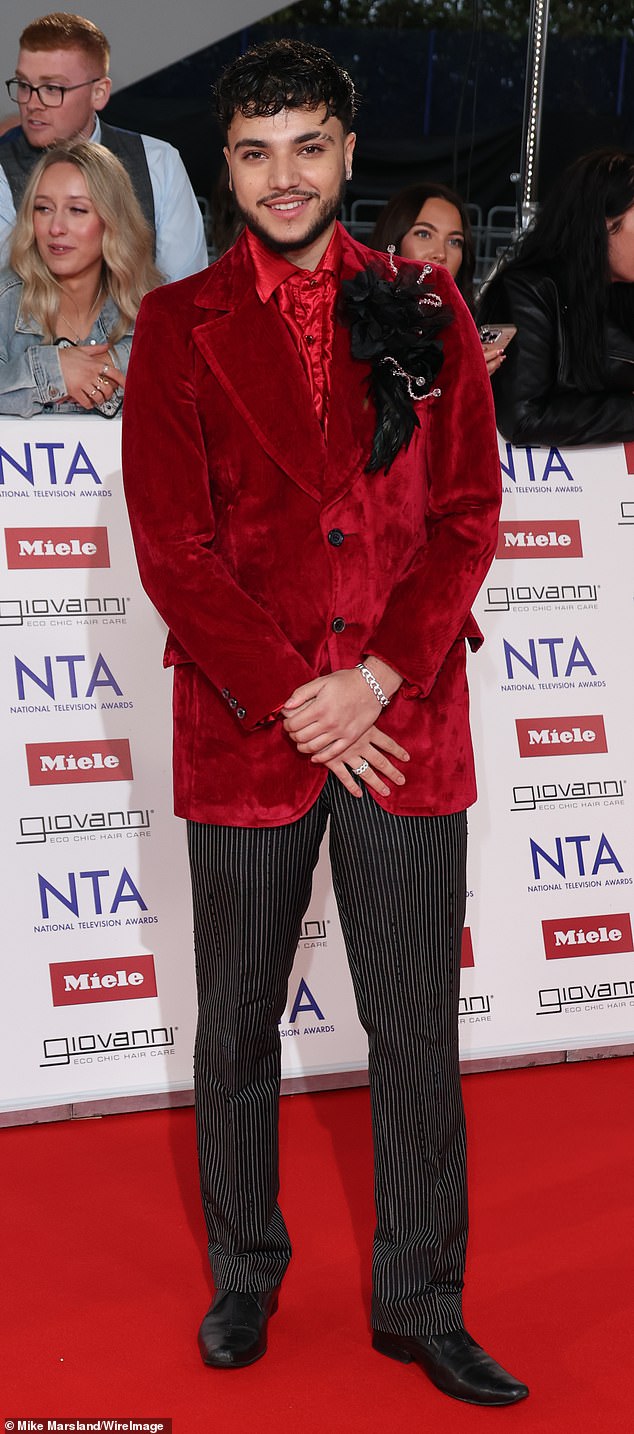 The star will be supported by Jasmine as he hosts next May's UK Top Influencer Awards for the first time (pictured September)