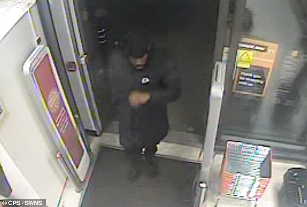 Williams (pictured) is seen here entering the Sainsbury's in Beckenham, south-east London