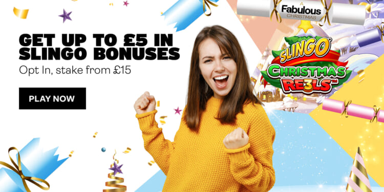 Get up to £5 in slingo bonuses on Fabulous Bingo when you play this game