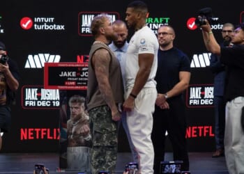 Is Jake Paul vs Anthony Joshua an exhibition match or will it go on their professional record?