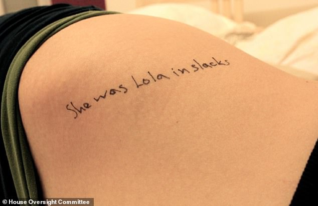 Several images referencing Lolita were found in the Epstein cashe