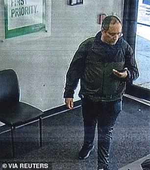 Claudio Neves Valente, the suspect in the Brown University shooting in Providence, Rhode Island, picks up a vehicle at an Alamo Rent a Car on November 17, 2025