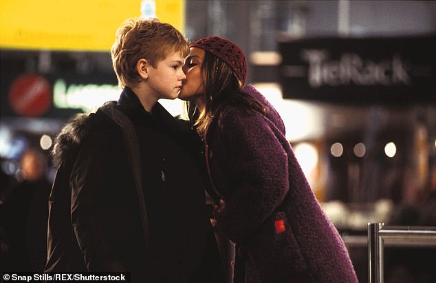 Olivia, who played 'the coolest girl in school' Joanna Anderson, had her first real-life kiss in the film