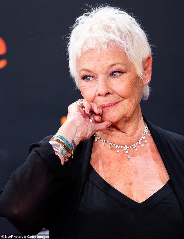 Actress and national treasure Judi Dench decided to get her first tattoo at the grand age of 81 in 2016 - the quote carpe diem