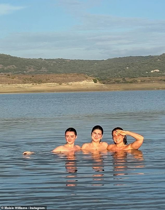 The actress, who recently teased a new project with Game Of Thrones creator George R.R. Martin, gave an insight into her summer with an update on Friday