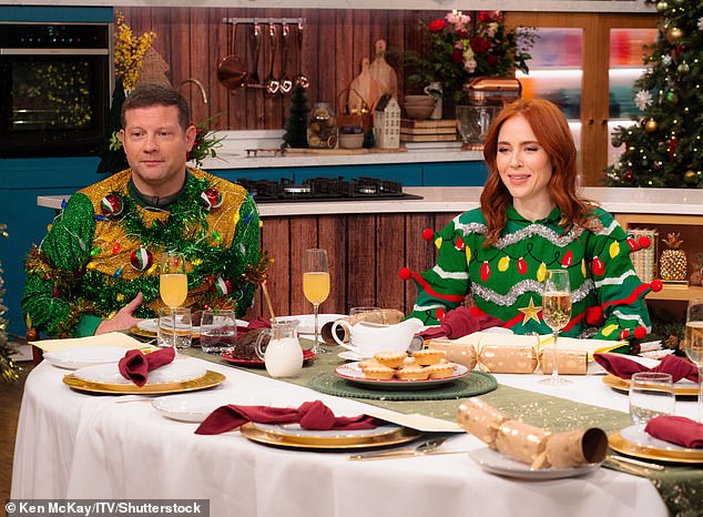 Dermot and Angela asked William to rate photos sent in by the audience of their Christmas decor - but Angela had hidden her own photo among them