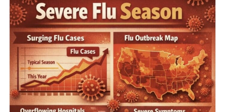 A new strain of Influenza A is driving a surge in cases, including here in the United States.