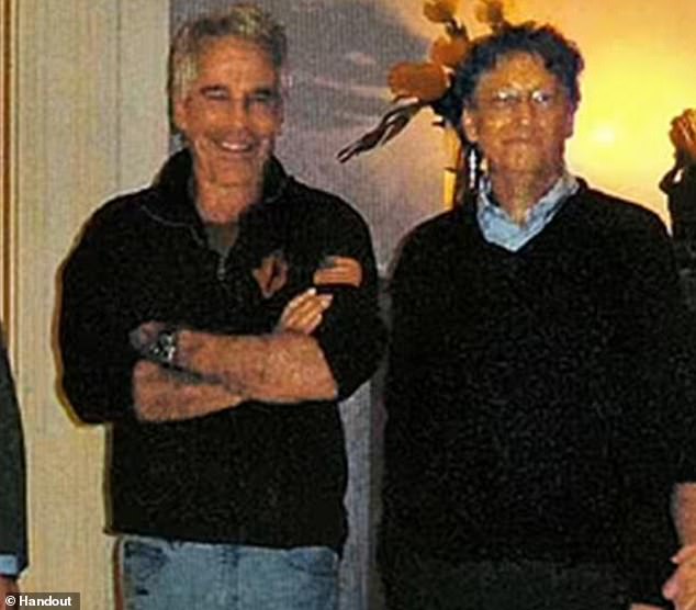 Gates and Epstein seen in the only known image of the pair together, released in 2019
