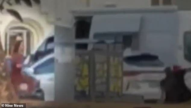 Mr Bitton (left) was running towards one of the alleged gunmen to confront him when he was shot