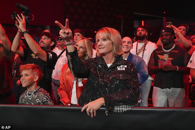 Despite fearing for Jake when he steps into the ring, Pam supports her son in any way she can