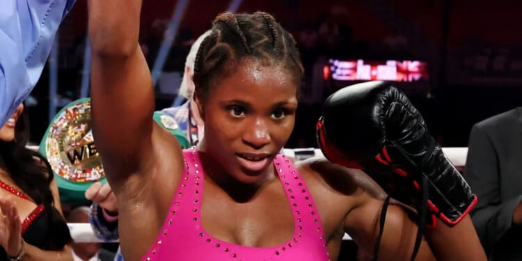 Caroline Dubois DROPS and dominates Camilla Panatta on Jake Paul vs Anthony Joshua Netflix undercard