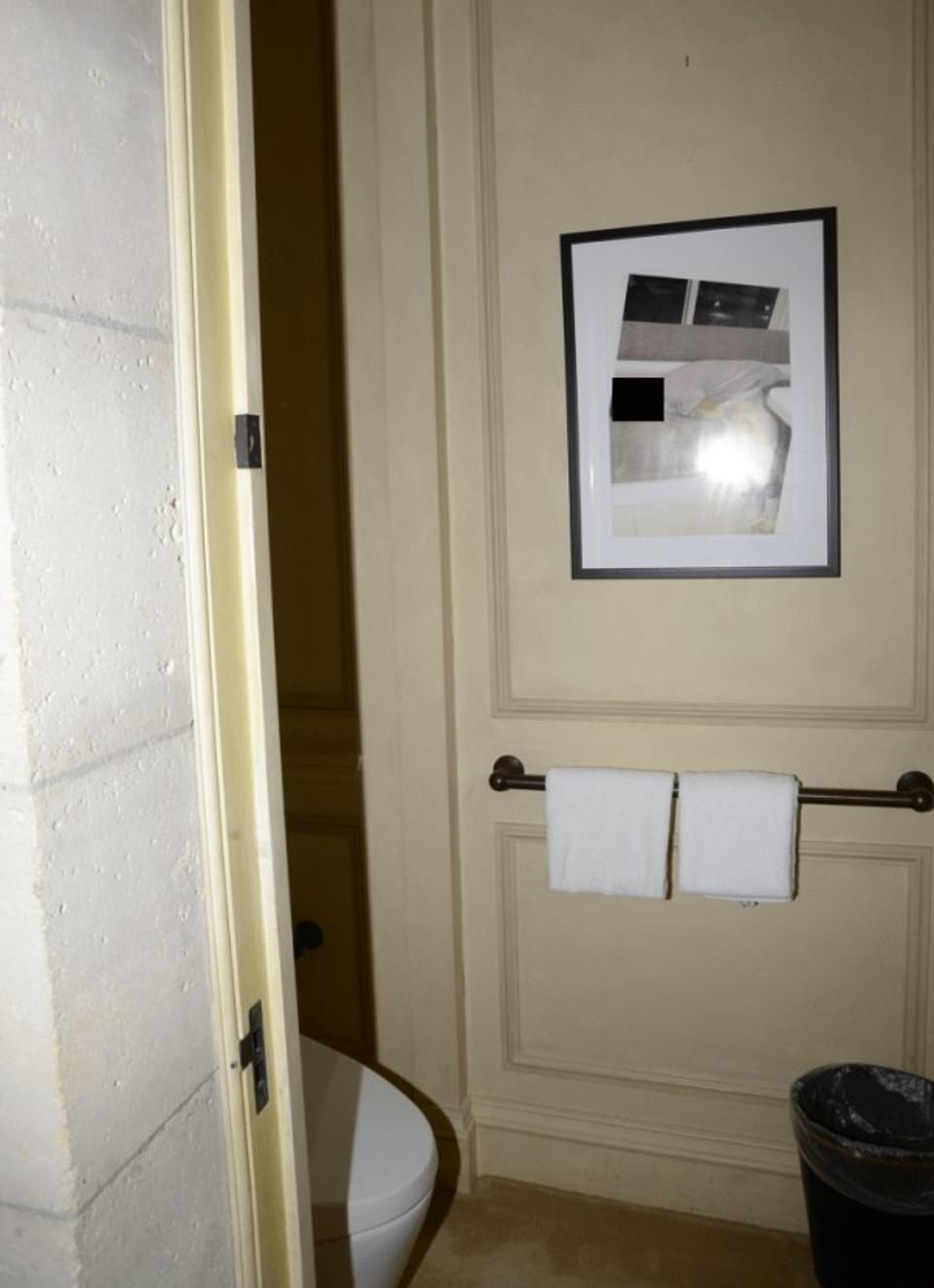 Epstein's home even featured erotic images in the bathroom