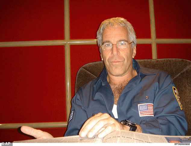This undated photo released by the U.S. Department of Justice shows Jeffrey Epstein