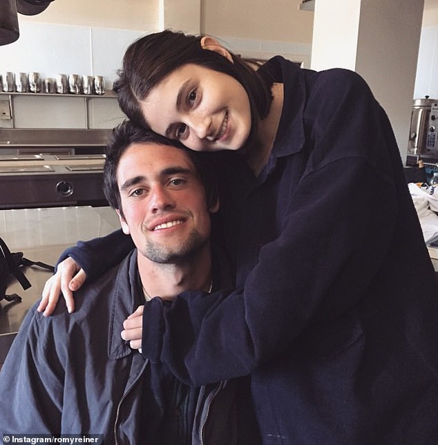 The bodies were discovered by the Reiners' daughter Romy, 27, who reportedly informed the police about a 'dangerous' family member who 'should be a suspect'; Romy posing with Nick