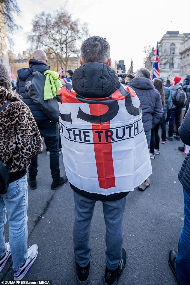 Mr Robinson's event attracted 1,000 souls including amigos from his English Defence League - an organisation seldom mistaken for a flight of angels