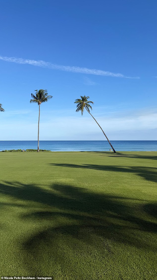 The actress, 30, took to Instagram on Friday to share snaps as she soaks up the sun in Miami, Florida ahead of Christmas Day