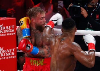 Jake Paul vs Anthony Joshua punch stats revealed in farcical Netflix fight